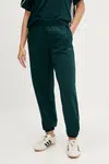 Tepláky adidas Essentials dámské, zelená barva, JX0443