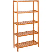 XXXL REGÁL DO KOUPELNY, bambus, přírodní barvy