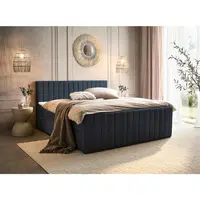 Boxxx AMERICKÁ POSTEL, 140/200 cm, antracitová