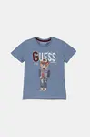 Dětské bavlněné tričko Guess