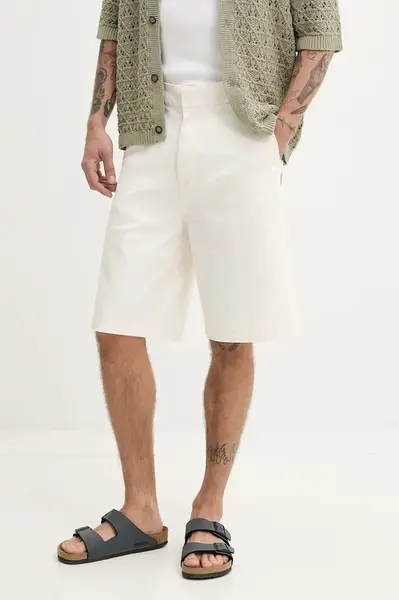 Kraťasy Hugo Blue pánské, béžová barva, 50510598