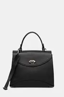 Kožená kabelka Answear.LAB černá barva