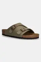 Pantofle Birkenstock Zürich pánské, zelená barva, 1028755