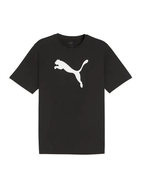 PUMA Funkčné tričko  čierna / biela