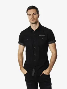 KOROSHI Košeľa  čierna