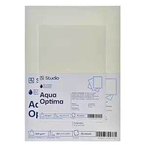 Akvarelový papír Aqua Optima 300g A2, 25 listů