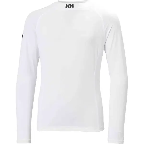 Helly Hansen JR WATERWEAR RASHGUARD Dětské vodácké triko, bílá, velikost