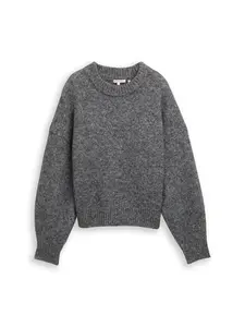 TOM TAILOR DENIM Sveter  tmavosivá