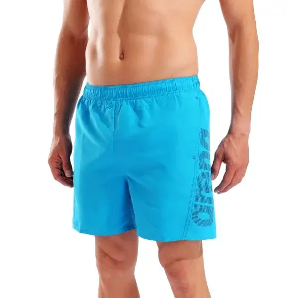Arena FUNDAMENTALS ARENA LOGO BOXER Pánske plavecké šortky, modrá, veľkosť XXXL