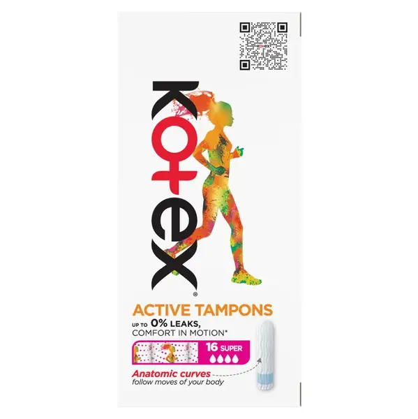 KOTEX Active Tampony Super 16 kusů