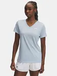 Dámské tričko Under Armour Tech SSV- Solid-BLU - Dámské