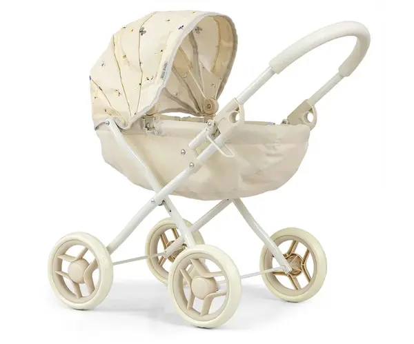 Bábikový kočík Dori – detský kočík - béžový od 3 rokov, farba: béžová