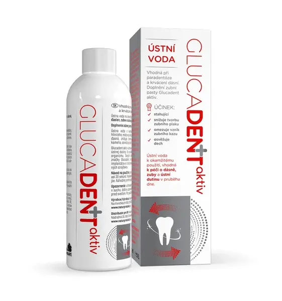 Glucadent + ústní voda 200 ml