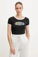 Tričko adidas Originals PRIDE dámské, černá barva, JW0830