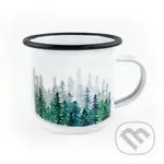 Smaltovaný hrnek Les