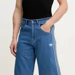 Džínové šortky adidas Originals Firebird pánské, modrá barva, JC6235
