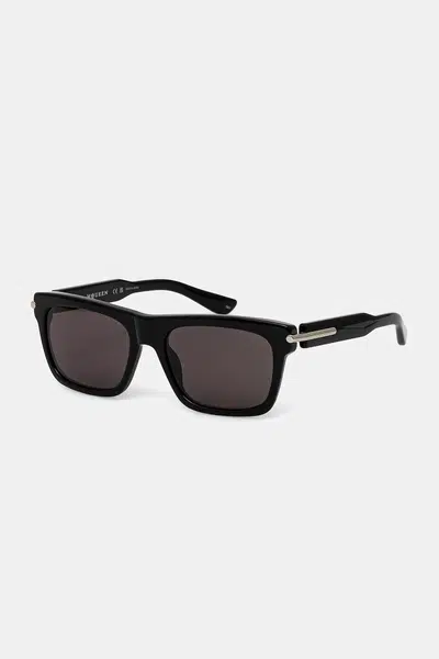 Sluneční brýle Alexander McQueen pánské, černá barva, AM0495S