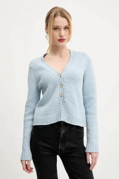 Kardigan Abercrombie & Fitch dámský, modrá barva, KI150-5199