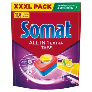 Somat Tablety do myčky All in 1 Extra Lemon & Lime 115 ks