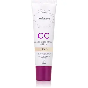 Lumene CC Color Correcting Cream CC krém pre jednotný tón pleti SPF 20 odtieň 0.25 (Neutral) 30 ml