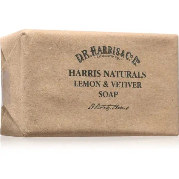 D.R. Harris Harris Naturals Soap Lemon & Vetiver prírodné tuhé mydlo 200 g