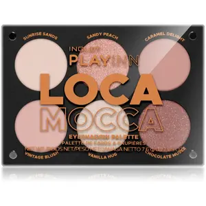 Inglot PlayInn Eyeshadow Palette paletka očních stínů odstín Loca Mocca 7.6 g