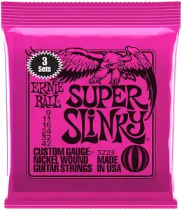 Ernie Ball 3223 Nickel Wound Super Slinky 3 Pack