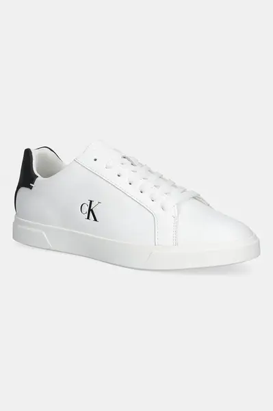 Tenisky Calvin Klein LOW PRO CUP LACEUP LTH MOIRE