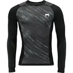 Venum RAPID LONG SLEEVE RASHGUARD Kompresní triko, černá, velikost