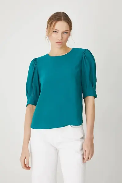 Halenka Medicine dámská, zelená barva, hladká