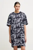 Bavlněné šaty G-Star tmavomodrá barva, mini, oversize, D26082-D611