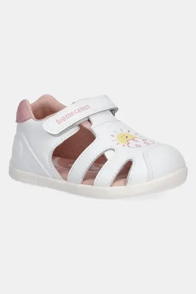 Dětské sandály Biomecanics bílá barva, 252166