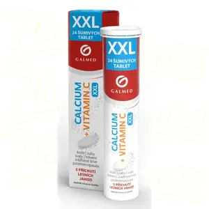 Calcium+Vitamin C XXL 24 šumivých tablet Galmed