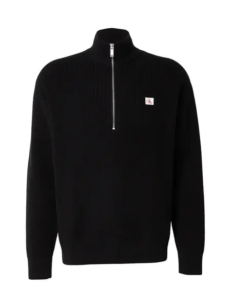 Calvin Klein Jeans Sveter  čierna / biela