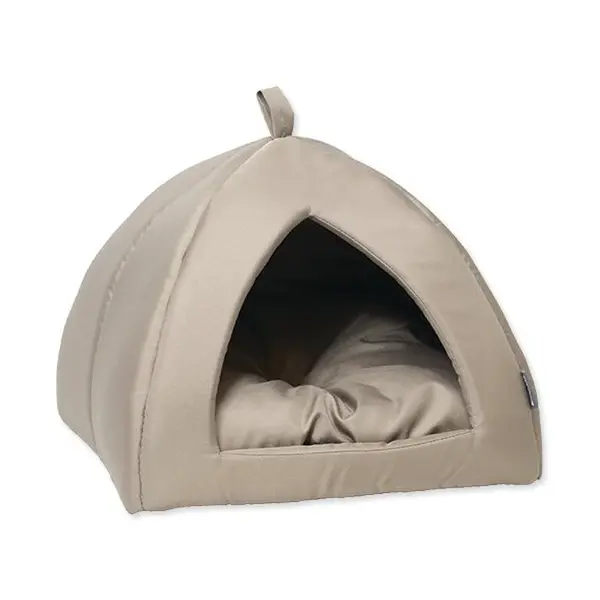 Dog Fantasy Kukaň Basic světle šedá 43x43x35cm