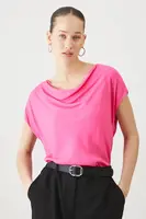 Halenka Medicine dámská, růžová barva, hladká