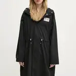 Parka Moschino Jeans dámská, černá barva, přechodná, 0609 3224