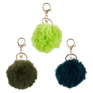 3Pcs 3 Colors Alloy Keychains