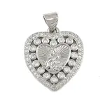 Brass Micro Pave Cubic Zirconia Pendants