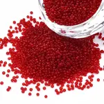 14/0 Transparent Czech Glass Seed Beads