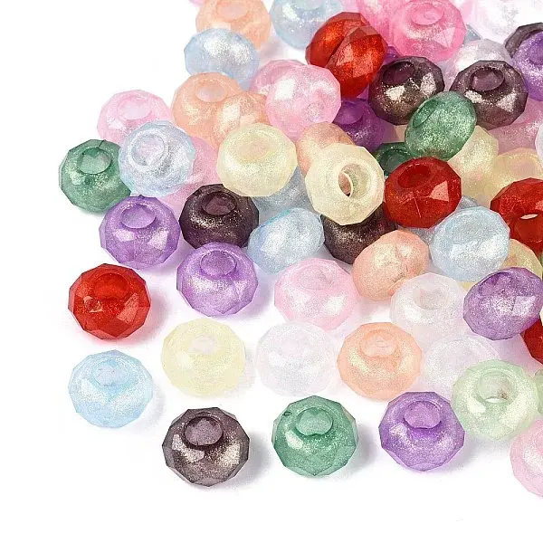 Transparent Acrylic European Beads