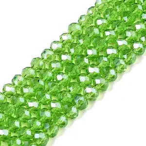 Electroplate Glass Beads Strands