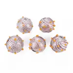 Transparent Handmade Blown Glass Globe Beads