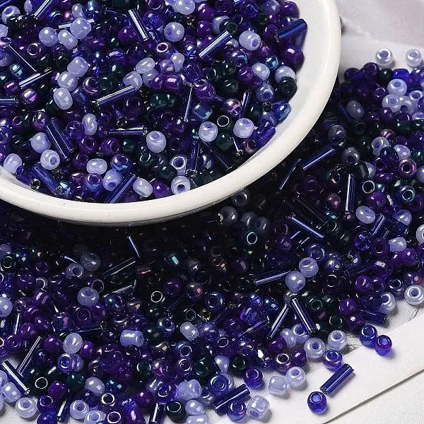 Opaque & Transparent Inside Colours Glass Seed Beads