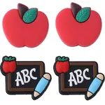 10Pcs 2 Styles Silicone Beads