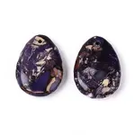 Dyed Natural Imperial Jasper Pendants