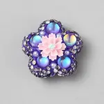 Handmade Polymer Clay Rhiestone Beads