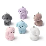 Opaque Flocking Resin Pendants