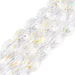 Electroplate Glass Beads Strands