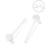Hypoallergenic Bioceramics Zirconia Ceramic Earring Settings